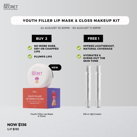 [PRE-ORDER] Youth Filler Lip Mask & Gloss Makeup Kit