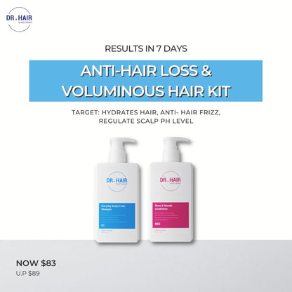 Anti-Hair Loss & Voluminous Hair Kit
